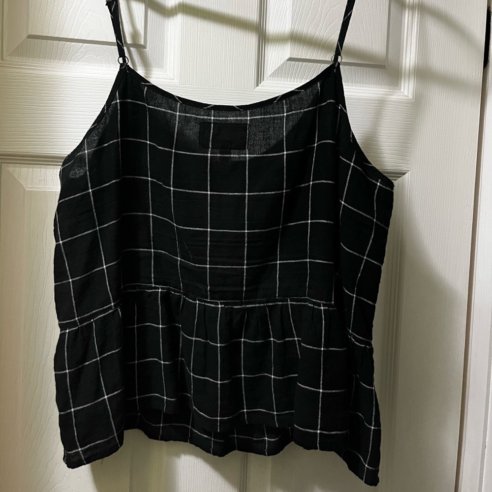 Current/Eliott Spaghetti Strap Ruffle Top - Picture 2 of 3
